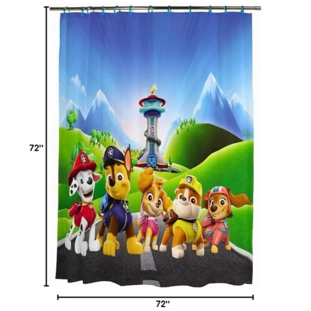 Paw Patrol 13 Piece Shower Curtain with Hooks Set